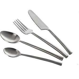 Ensemble de couverts en argent Offre Spéciale, ensemble de couverts en acier inoxydable avec poignée, ensemble de vaisselle, couverts polis miroir pour hôtel - Product Image 2