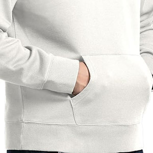 Sudadera con capucha de corte regular para hombre Next Level Apparel 9301-Sudadera con capucha unisex lisa con bolsillos Sudaderas con capucha de manga larga para primavera y otoño - Product Image 5