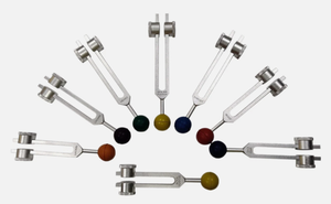 Diapasones de Meridianos de Alta Calidad, 14 Piezas, para Terapia de Sanación por Sonido, con Doble Mazo y Bolsa de Terciopelo - Product Image 4