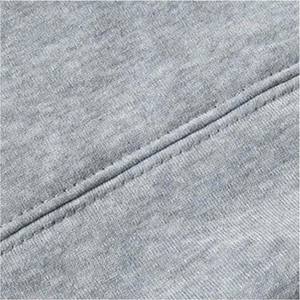 Pull à capuche gris chiné personnalisé pour hommes avec poche kangourou Fournisseur de vêtements de sport en tissu polaire et coton Service OEM ODM - Product Image 4
