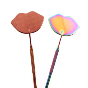 Gran oferta, Espejo de inspección de aumento de acero inoxidable con mango largo, Punta puntiaguda, extensiones de pestañas, herramienta de belleza con etiqueta privada - Product Image 3