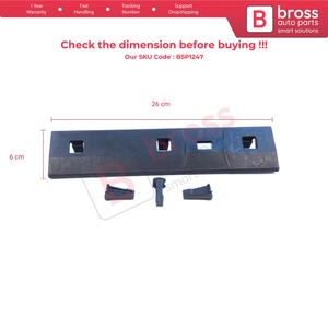 BSP1247 Rear Panel <b>Door</b> Trim Upper <b>Plate</b> for Sprinter W901 W902 W903 W904 LT MK2 1996-2006 9017660219 - Product Image 6