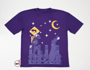 Camiseta holgada de verano de Hip-hop para hombre con logotipo de impresión Digital personalizado de alta calidad, camiseta gráfica de algodón de verano para hombre - Product Image 5