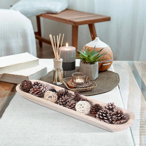 ถาดไม้แข็งทนทานทรงวงรีสีดำมีสไตล์และการผลิตที่มีคุณภาพสูงสำหรับขายส่งและขายปลีก - Product Image 5