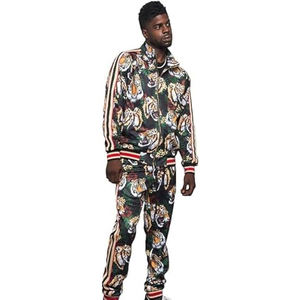 Conjunto deportivo completo de poliéster con cierre de cremallera, transpirable, ligero, informal, atlético, para correr, gimnasio. - Product Image 4