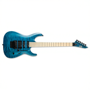 Guitarra eléctrica M SERIES Mh 203Qm Azul transparente - Product Image 3