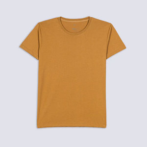 T-shirt décontracté pour homme en coton slub, finition texturée, tricot gaufré de qualité supérieure, texture confortable - Product Image 6