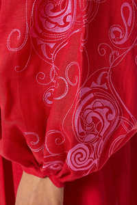 Latest Stylish Loose Fit Boho Style <b>Dress</b> Hand Embroidery <b>Long</b> <b>Sleeves</b> Women Ukraine <b>Dresses</b> - Product Image 5