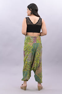 Factory Wholesale Women's Loose Casual Pants Cotton Breathable Thin Printed Pajamas Summer Elastic Waist Wide <b>Leg</b> <b>Trousers</b> - Product Image 6