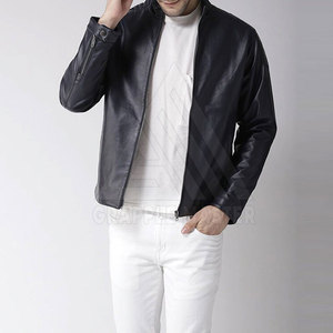 Outdoor Men's High Street Cow <b>Skin</b> Waterproof Leather Jacket-Stylish Winter Windproof & Breathable - Product Image 4