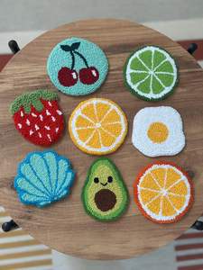 Dessous de verre en noyer Ensembles de dessous de verre en bois de noyer-Qualité supérieure - Product Image 6