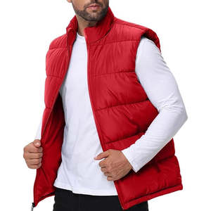 Blousons matelassés en laine pour hommes, style personnalisé 2026, manches longues, fermeture éclair, prix de gros, en coton et polyester, pour l'hiver - Product Image 3