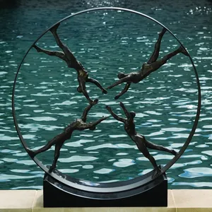 High-End Luxury Handmade Metal Animal Statue Interior Decoration Table Accent Living <b>Space</b> Modern Polished Home Decor - Product Image 2