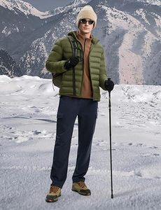 Veste matelassée pour homme 2025, écologique, à séchage rapide, respirante, personnalisable, col montant, logo frontal, manches longues, vente en gros - Product Image 2