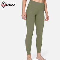 Leggings de Yoga Transpirables de Spandex de Cintura Alta para Mujer, Conjunto Deportivo con Logotipo Personalizado, Secado Rápido, Ropa Deportiva de Verano Antibacteriana Plus