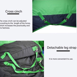 Coperta invernale calda tappeto cavallo realizzato in Pakistan tappeto cavallo personalizzato tappeto cavallo comodo e traspirante - Product Image 4