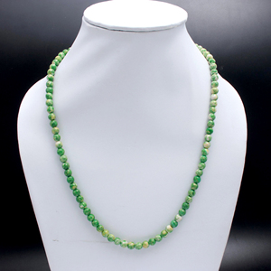 Perles de verre en marbre vert 5-6 Mm, perle verte, perles de verre marbré-perles de verre vert, approvisionnement en gros en verre marbré - Product Image 1