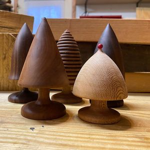 ใหม่ desgin ทำด้วยมือไม้ต้นคริสต์มาสสำหรับงานฝีมือเครื่องประดับตกแต่งบ้าน - Product Image 5