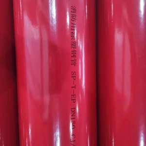 Tubería de Acero sin Costura Resistente a la Corrosión, Recubierta de Plástico Rojo, ASTM A53/106 GrB 6`` SCH40, para Protección Contra Incendios, Fabricada en Tailandia - Product Image 4