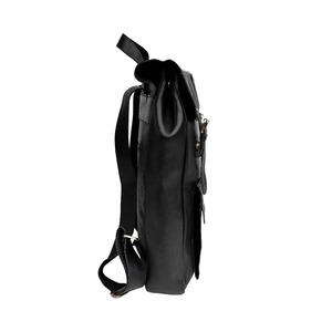 Mochila de negocios de cuero de vaca genuino para hombres de gran capacidad, impermeable, transfronterizo, compatibilidad con computadora portátil, venta al por mayor de fábrica - Product Image 3