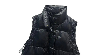 <b>Women</b> Lightweight Down <b>Vest</b> | Short Sleeveless <b>White</b> Duck Feather Puffer Waistcoat <b>Vest</b> <b>Women</b> Warm Outdoor Jacket Breathable - Product Image 3