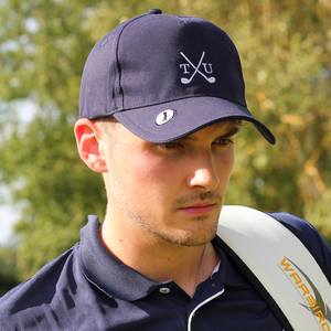 Gorras de Golf Premium OEM con Logotipo Bordado Personalizado, Gorras de Béisbol Personalizadas de 5 Paneles Estructuradas, Gorra de Palos de Golf y Marcador de Pelota de Golf - Product Image 1