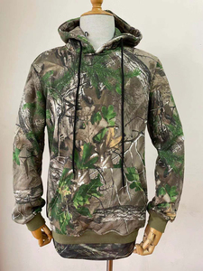 Sweat à capuche camouflage vintage pour homme, coupe-vent, avec imprimé numérique en blocs de couleur noire, motif animal, pull de neige - Product Image 6