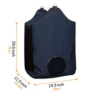 Filet à foin pour cheval à alimentation lente de grande capacité 90x60cm, fourniture équestre essentielle pour le soin des chevaux - Product Image 3