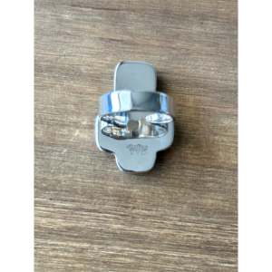 Southwest Handmade <b>Sterling</b> <b>Silver</b> Cross <b>Ring</b> with Natural Stone Boho <b>Adjustable</b> Statement Jewelry - Product Image 6