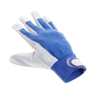 Guantes de trabajo de cuero Hombres Mujeres Heavy Duty Utility Work Guantes de jardinería Diseño a prueba de espinas Construcción de jardín - Product Image 4