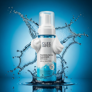 Nettoyant moussant pour le visage Glee Impex avec AHA pour tous les types de peau |   Nettoyant visage exfoliant doux et nettoyant en profondeur - Product Image 4