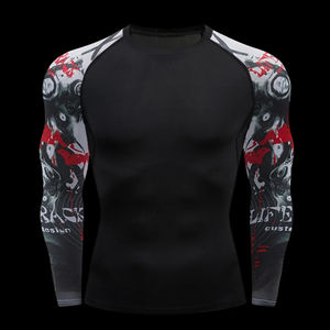 Camisa lisa de gimnasio para hombre, de algodón, de gran tamaño, manga corta, entrenamiento, Fitness, ajuste informal, ropa deportiva de entrenamiento atlético, Top de Culturismo - Product Image 5