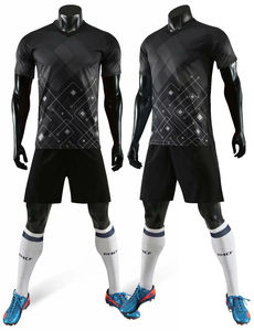 Vente en gros Logo personnalisé Maillot de football Version joueur Vêtements de football vintage Uniforme de football en polyester Ensembles d'uniformes de football de l'équipe - Product Image 2