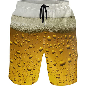 Shorts cargo d'été pour homme de marque personnalisée, décontractés, taille élastique, deux poches, coupe régulière, spandex/polyester, motif uni, service OEM - Product Image 2