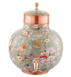 Dispensador de agua de cobre de Venta caliente con vidrio para el hogar, Hotel y restaurante, beneficios para la salud de cobre, diseño moderno, vasos para fiestas - Product Image 3