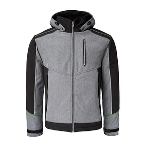 Custom OEM Manufacturer Men Softshell <b>Jackets</b> in Low Price <b>Hooded</b> Style Long Sleeves Softshell Outdoor <b>Jackets</b> <b>for</b> Men - Product Image 1