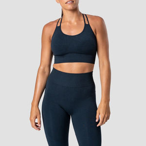 Soutien-gorge de sport à séchage rapide taille haute bout à bout Leggings de Yoga Fitness vêtements d'entraînement sport Leggings serrés femmes ensembles de Yoga - Product Image 1