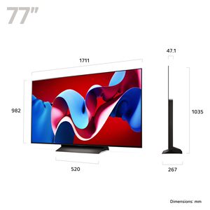 Téléviseur intelligent 4K Ultra HD de 77 pouces avec barre de son intégrée et caisson de basses sans fil - Product Image 4