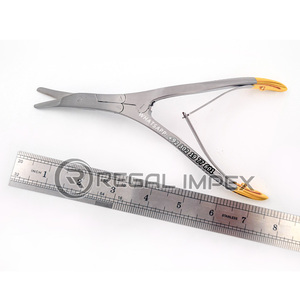 กรรไกรตัดจมูกแบบมีฟันเลื่อย แคปแลน 20 ซม. ผลิตจากเหล็กกล้าไร้สนิมเกรดผ่าตัดเยอรมัน ใช้แรงมือ  รับผลิตแบบ OEM พร้อมติดแบรนด์ - Product Image 3