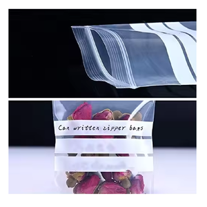 Sac alimentaire personnalisé PE à fermeture éclair sac LDPE transparent zip-lock sac en plastique à fermeture éclair fournisseur du Vietnam - Product Image 4