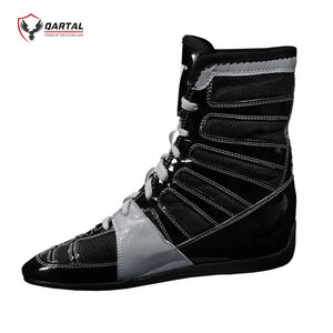 Zapatos deportivos de cuero OEM de alta calidad hechos a medida con su logotipo y diseño Equipo de levantamiento de pesas negro profesional para el verano - Product Image 4