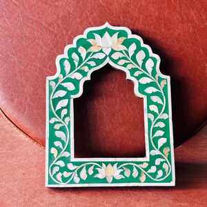 Último diseño de marco de fotos con incrustaciones de hueso, marco de fotos artesanal natural para espejos - Product Image 2