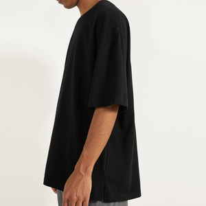 Vente en gros de t-shirts personnalisés à épaules tombantes 250 g/m² pour hommes, imprimés sur mesure, de haute qualité, 100% coton, t-shirts surdimensionnés pour hommes - Product Image 5