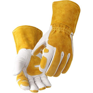 Prix de gros Gants de conduite imperméables en cuir Différents gants de sécurité pour le soudage de différentes couleurs - Product Image 1