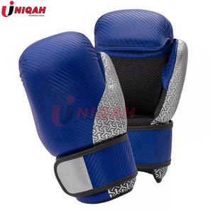 ถุงมือคิกบ็อกซิ่งหนัง PU ทนทานปรับสายรัดข้อมือกันลื่น8ออนซ์สำหรับมวยศิลปะการต่อสู้ - Product Image 2