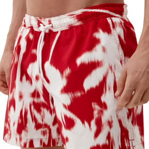 High Street 100% Polyester Short de Bain Coupe Régulière Haute Qualité Respirant Vintage Décoration Cordon Cravates Poches Fentes Solide - Product Image 3