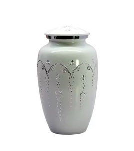 Urnes de crémation de haute qualité pour cendres en métal adulte, urnes funéraires commémoratives en laiton - Product Image 5