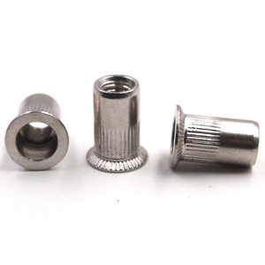 Écrou à riveter moleté à tête plate en acier inoxydable 304 haute résistance sur mesure M3 M4 M5 M6 M8 M10 - Product Image 1