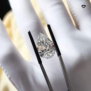 IGI certifié 5.00 CT D couleur forme de poire diamant cultivé en laboratoire excellente coupe VVS1 clarté 15*9mm bijoux fins pierre en vrac - Product Image 6