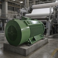 Moteur triphasé AC haute tension WPDJ Y2-5002-8 450KW 6KV 742RPM pour machine à papier certifié CE